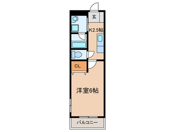 スカイパレス山之手の物件間取画像